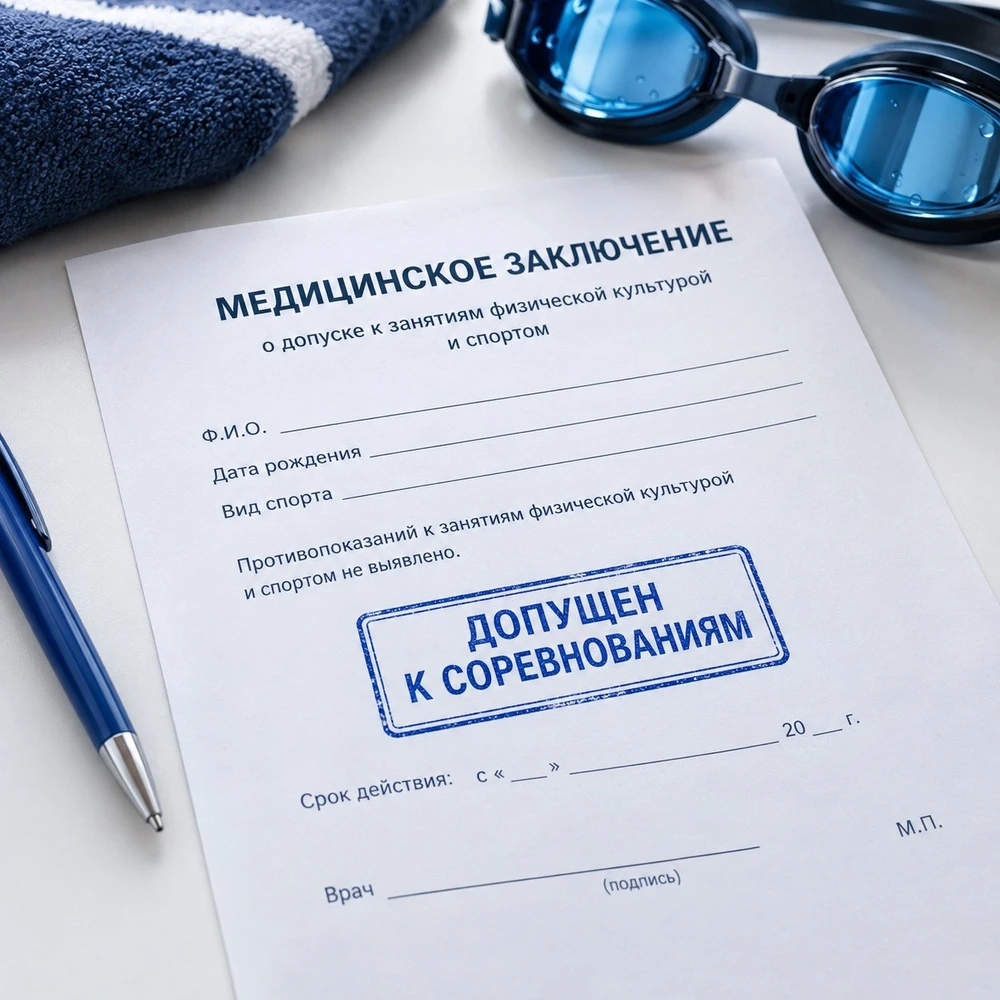 Важная информация о медицинском допуске к соревнованиям.